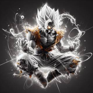 Goku meditation wallpaper