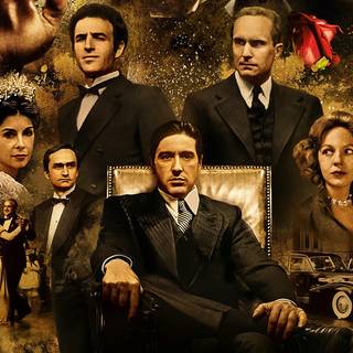 The Godfather poster wallpaper