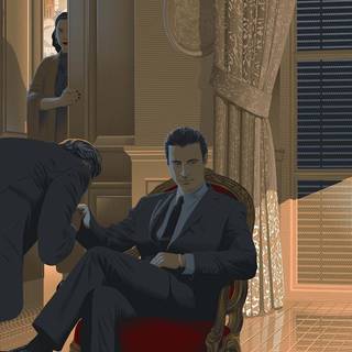 The Godfather poster wallpaper