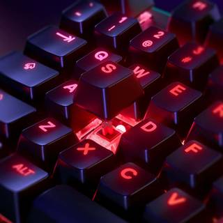 Red keyboard wallpaper