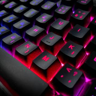 Red keyboard wallpaper