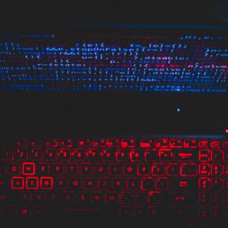 Red keyboard wallpaper