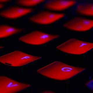 Red keyboard wallpaper