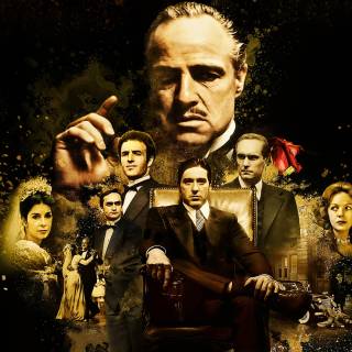 The Godfather poster wallpaper