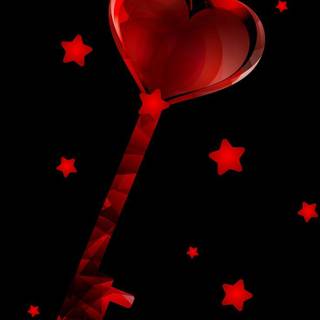 Red keyboard wallpaper