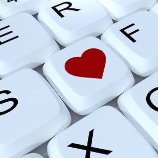 Red keyboard wallpaper