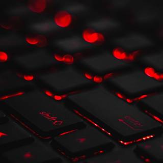 Red keyboard wallpaper
