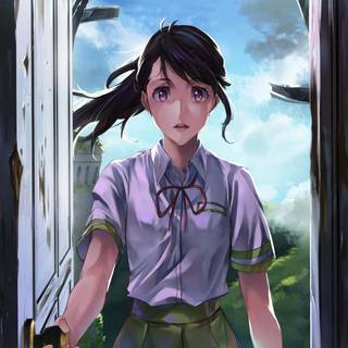 Suzume anime wallpaper