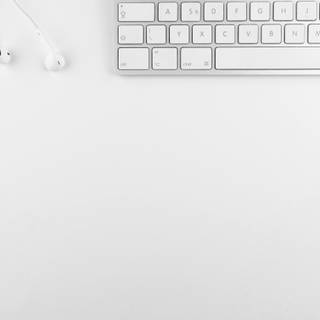 Desktop white 4k wallpaper