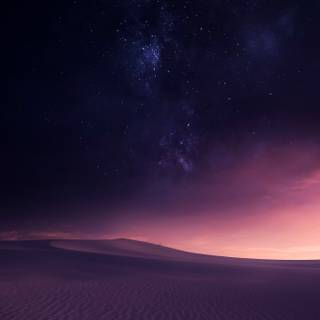 Desert at night 4k wallpaper