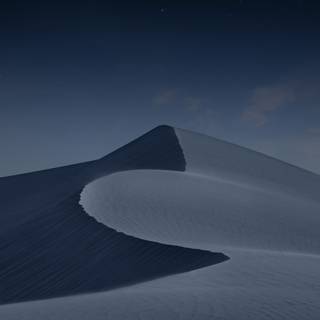 Desert at night 4k wallpaper