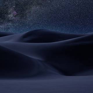 Desert at night 4k wallpaper