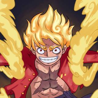 Luffy Gear 5 4k HD wallpaper