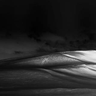 Desert at night 4k wallpaper