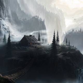 Dark 4k landscape wallpaper