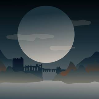 Dark 4k landscape wallpaper