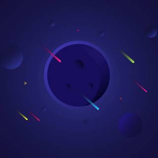 Simple space 4k wallpaper