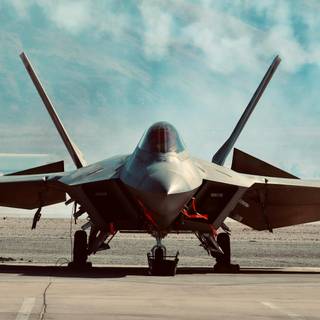 F 22 Raptor 4k wallpaper