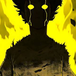 Cool yellow anime wallpaper