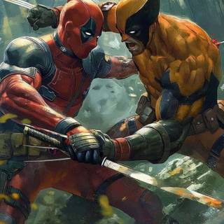 Deadpool and Wolverine iPhone wallpaper