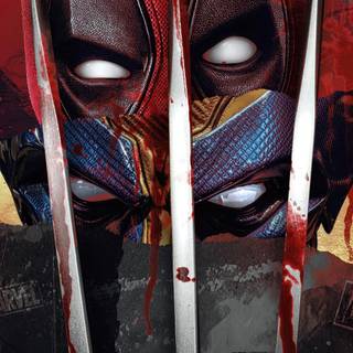 Deadpool and Wolverine iPhone wallpaper