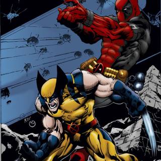 Deadpool and Wolverine iPhone wallpaper
