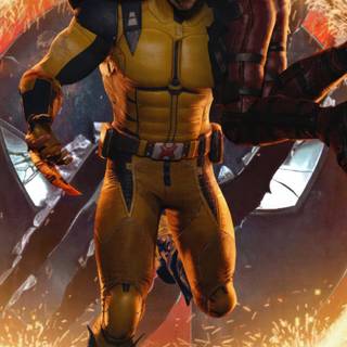 Deadpool and Wolverine iPhone wallpaper