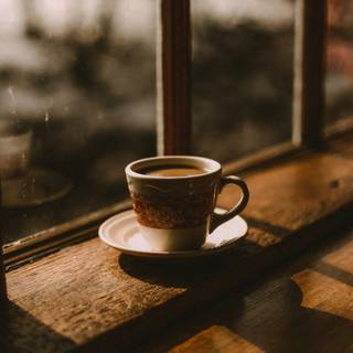 Cafe phone wallpaper