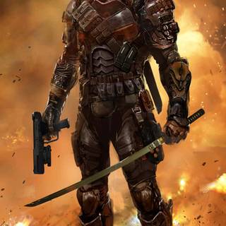 Deathstroke phone wallpaper