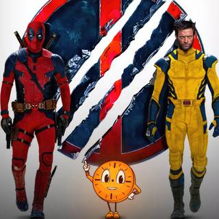 Deadpool and Wolverine iPhone wallpaper