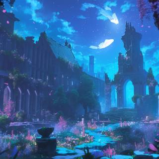 Anime enviroment wallpaper