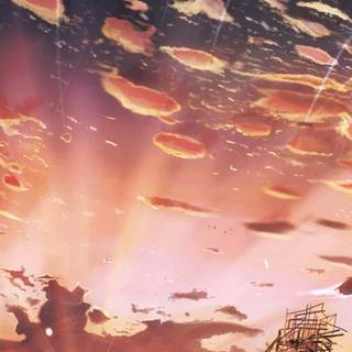 Anime sunrise phone wallpaper