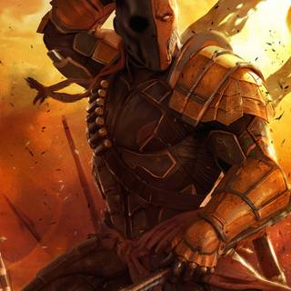 Deathstroke phone wallpaper