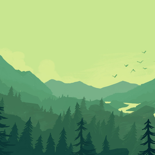 Minimalist landscape phone wallpaper