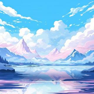 Simple anime phone wallpaper