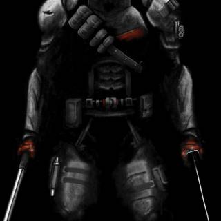 Deathstroke phone wallpaper