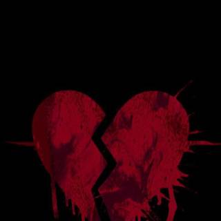 Broken heart iPhone wallpaper