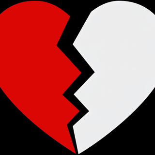 Broken heart iPhone wallpaper