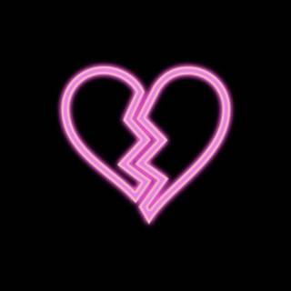 Broken heart iPhone wallpaper