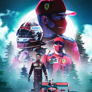 Charles Leclerc phone wallpaper