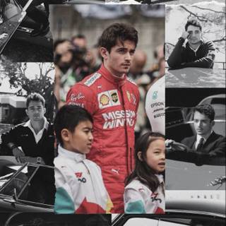 Charles Leclerc phone wallpaper