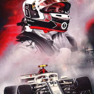 Charles Leclerc phone wallpaper