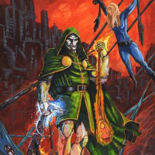 Dr Doom iPhone wallpaper