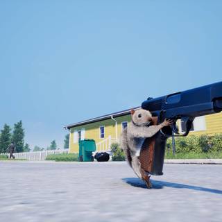 Squirrel with a Gun wallpaper