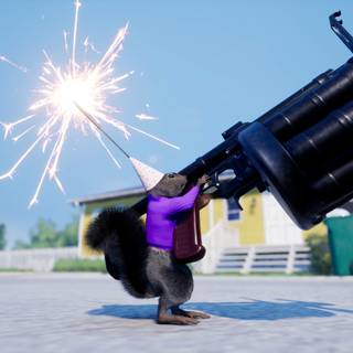 Squirrel with a Gun wallpaper