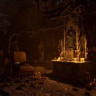 Unholy Village wallpaper