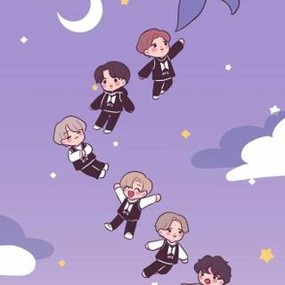 Whale cartoon wallpaper