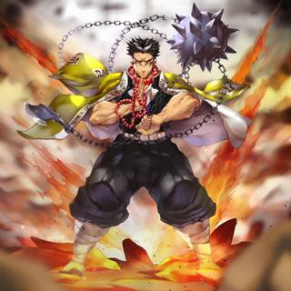 Gyomei Himejima 4k wallpaper