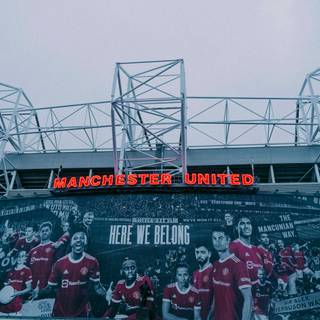 Manchester United stadium 4k wallpaper