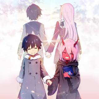 4k Darling In The Franxx wallpaper